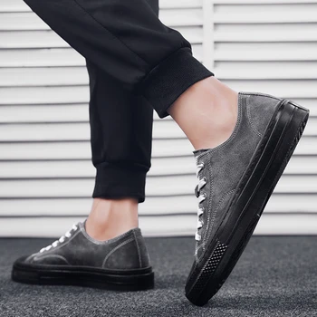 Klasikinis, Patogus Vyrų butai batų mados patogus mokasīni, laisvalaikio bateliai lauko verstos odos vyrai sportbačiai lace-up sneakers