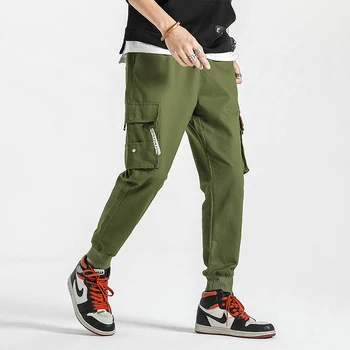 Krovinių Kelnės Plius Dydžio Vyriškos Kelnės Streetwear Poilsiu už Mens Hip-Hop Sweatpants vyriškos Kelnės 2020 Naują Atsitiktinis Kelnės Harajuku