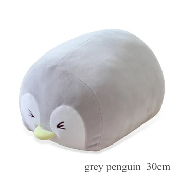 Kūrybinės animacijos cilindrų pagalvės ir kelionės pagalvę mielas lokys ir pingvinas Pliušinis žaislas, lėlė pagalvės miegoti ir kelionių pagalvė
