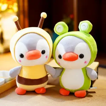 Kūrybinės transformacijos į Pingvinas pagalvę lėlės Pliušinis žaislas, lėlė Vaikų Kalėdų dovana Patraukti mašina lėlės