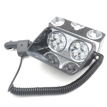 Labai šviesus 12v 24W/48W Automobiliai brūkšnys strobe šviesos R/B Avarinis Automobilių Žibintai Dieniniai įspėjimas flasher signalinė lempa