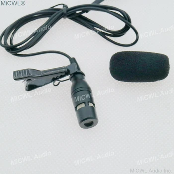 Lavalier prisegamas Kondensatoriaus Mikrofonas Shure SLX UR PGX UT Bevielis Karaoke Atvartas Siųstuvas DT2 Cardioid Profesinės Mic