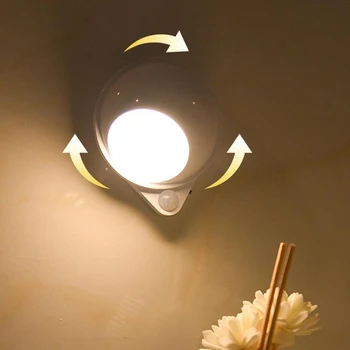 LED Nakties Šviesos Miegamasis, Vonios kambarys, Tualetas,Laiptai,Virtuvės Sienos Montuojamas Naktį Lempa