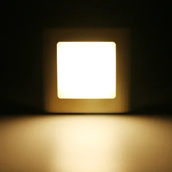 LED sienos lempos 86 tipo įtaisyto šviesos kontrolės/ žmogaus kūno indukcijos ir (arba) balso kontrolės Sienų apšvietimo laiptai, patalpų apšvietimas, praėjimų