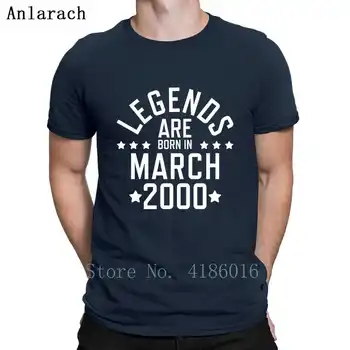 Legendos Yra Gimę 2000 m. Kovo Marškinėliai, Laisvalaikio Dydis S-5xl Tee Marškinėliai Naujovė Atsitiktinis Dizainerio Pavasario Mielas Marškinėliai