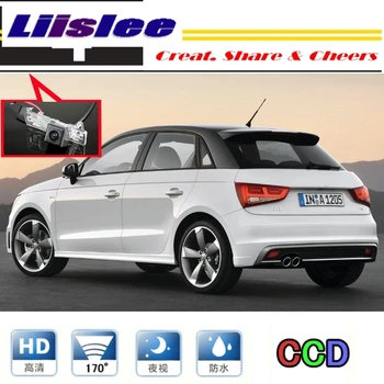 Liislee Automobilio vaizdo Kamera Audi A1 2010~Aukštos Kokybės Galinio vaizdo atsarginę Kamerą, Skirtą PAL / NTSC Naudoti | CCD Su RCA