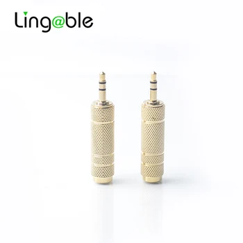 Lingable Audio Stereo Adapteris, 3,5 mm Jack Male-iki 6,5 mm Female lizdas, jungtis Female Jungtis Mikrofono Auksą, Padengtą