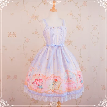 Lolita Originalaus Dizaino Vasaros Saldus Nėrinių Princesė Suknelė Lolita Dress Pasakos Stiliaus Suknelė