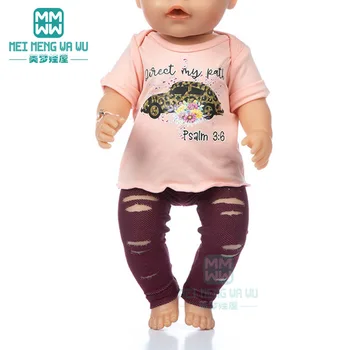 Lėlės drabužių 43 cm Kūdikių lėlės Amerikos lėlės OG mergina, Marškiniai, suknelės, sportiniai