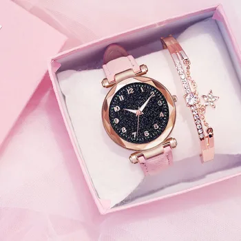Mados Moterų Laikrodžiai Geriausia Parduoti Žvaigždė Danguje Ciferblatas Laikrodis Prabanga Moterų Apyrankės Ponios žiūrėti Kvarciniai Laikrodžiai Relogios Feminino
