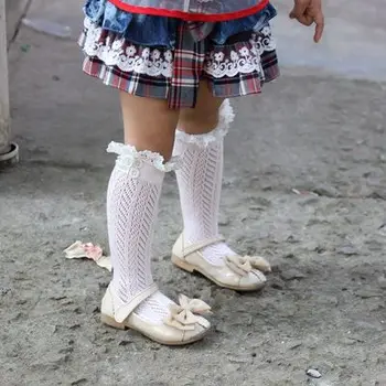 Mergaičių Megzti Kojų Šilčiau Net Kojines Mygtuką Mezgimo Nėrimo Įkrovos Apima Vaikams, Kūdikių Nėrinių Rankogaliai Kojinės #50