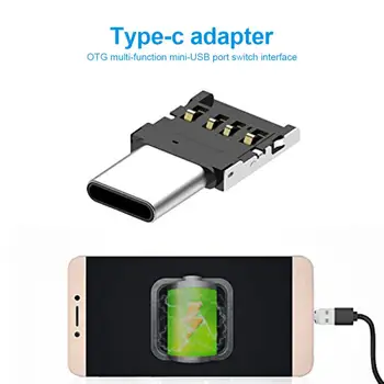 Micro USB Type c) USB-C su USB Adapterio Tipas-c OTG Kabeliu Konverteris Xiaomi 