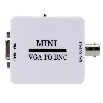 Mini HD VGA, BNC Video Converter Konverteris Lauke Composite VGA Adapteris BNC Conversor Skaitmeninis Switcher Langelį HDTV Monitorius