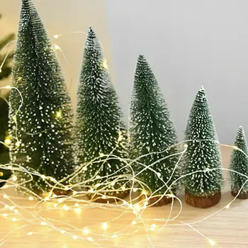 Mini Kalėdų Medžio Pakabukas Netikras, Dirbtinis Pušies Stalo Ornamentas Linksmų Kalėdų Dekoro