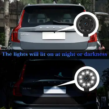 Misayaee Automobilio Galinio vaizdo Grįžtamieji Parkavimo vaizdo Kamera, Auksiniai 8 LED 
