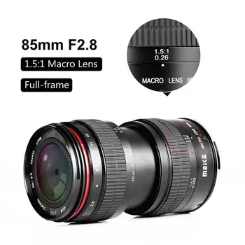 MK 85mm f2.8 Rankinis Fokusavimas viso Kadro objektyvas Canon VEIDRODINIŲ Fotoaparatų 5D/5D4/6D/6D2/60D/70D/80D/200D/700D/750D/800D/1100D/1300D/1500D