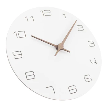 Modernus Minimalistinis Sieninis Laikrodis Šiaurės Laikrodis Kambarį Namo Apdaila Mados Kvarco Silent Sieniniai Laikrodžiai Dekoro Kalėdų Dovana