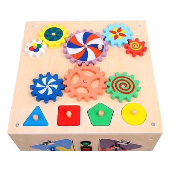 Montessori Busy Box Užimtas Valdybos Mokymo Kūdikių Pagrindinius Gyvenimo Įgūdžius Kūdikių Bamblys Berniukų, Mergaičių A5YC