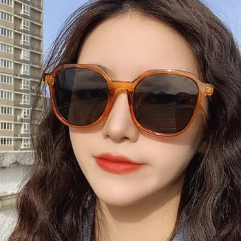 Moteriški akiniai nuo saulės 2019 prekės dizaineris didelis didelis oversizse saulės akiniai moterų festivalis oculos de sol feminino