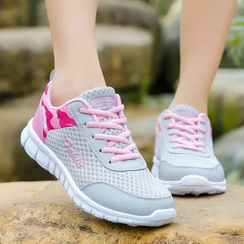 Moterų kvėpuojantis lauko batai sportiniai batai moterims aukštos kokybės mados batai moteriški laisvalaikio bateliai