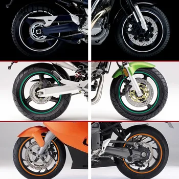 Motociklo Rato Lipdukas Motokroso šviesą Atspindintys Lipdukai Ratlankio Juosta Juostos Kawasaki Ninja GPZ500 EX500 650R ER6F ER6N Z1000