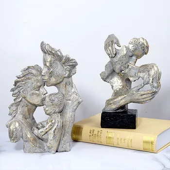 Namų Dekoravimo Reikmenys Europos Stiliaus Abstraktus Mąstytojas Papuošalai Paprasta Derva Amatų Miniatiūriniai Kambarį Darbalaukio Dekoras