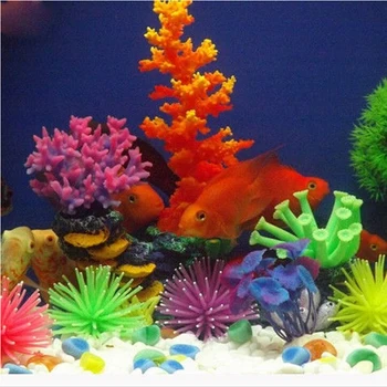 Nauja Stiliaus Minkštas Spalvingas Dirbtinės Silikoninės Koralų, Žuvų Bakas Akvariumo Apdaila Geriausių Namų Papuošalas