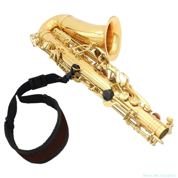 Naujas 1 vnt Saksofonas Kaklo Dirželis Alto Tenoras Diržas Reguliuojamas Muzikos instrumentų Priedai Lašas Laivas