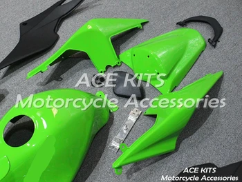 Naujas ABS motociklą Lauktuvės Už Kawasaki Ninja250 2008-2012 M. Įpurškimo Bodywor sensacinga žalia +BAKO ACE Nr. 887
