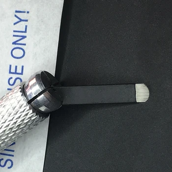 Naujas Atvykimo Lamina Tebori U 18 Microblading Pin 0.18 mm Tatuiruotė Adatos permanentinis Makiažas Antakių Siuvinėjimo Ašmenys Vadovas Pen