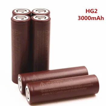 Naujas HG2 18650 3000mAh baterija 18650HG2 3.6 V, skirta hg2 Galios daugkartinio Įkrovimo baterija baterija