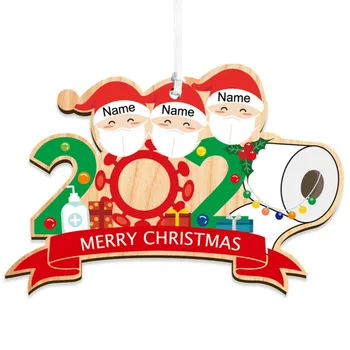 Naujas Mados Merry Christmas Kalėdų Medžio Apdaila 2020 Šeimos Izoliacija Metų