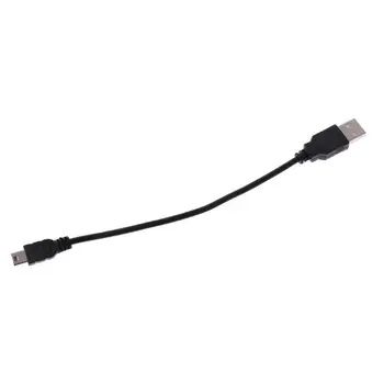 Naujas USB Trumpas 2.0 A Male į Mini 5 Pin B Duomenų Įkrovimo Kabelis Laido Adapteris