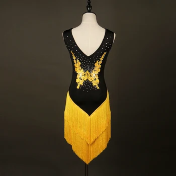 Naujos Aplikacijos Lotynų Šokių Suknelė Moterų Profesinės Konkurencijos Lotynų Šokių Suknelė Su Kutais Dėvėti Kalnų Krištolas Veiklos Drabužius