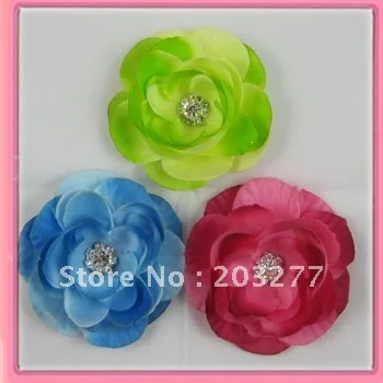 Nemokamas pristatymas!24pcs/daug 6cm Naujas dviejų spalvų lotoso gėlės batų clip