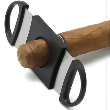 Nerūdijančio Kišenėje Cigarų Pjovimo žirklės-Giljotina tabako Peilis cool dalykėlių vyrų splitter Žirklės sigaro Rūkymo Reikmenys