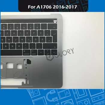 Nešiojamas A1706 Viršuje atveju su vokiška Klaviatūra, skirta MacBook Pro 13