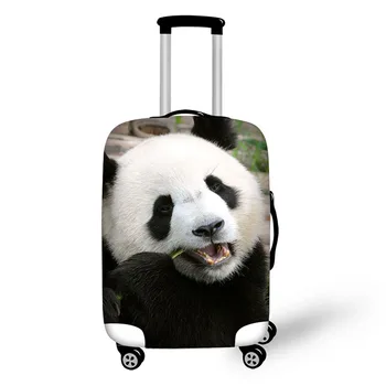 Panda Dizainas, kelionės reikmenys, lagaminai apsauginiai dangteliai 18-30 colių elastinga bagažo dulkių padengti atveju tampus Vandeniui