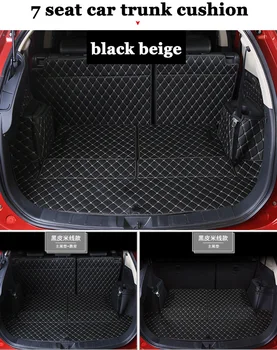Pasirinktinis tilptų automobilio bagažo skyriaus kilimėlis Mitsubishi Outlander Ulonas ASX Pajero sport V73 V93 automobilių optikos visi oro kiliminė danga, grindų linijinės