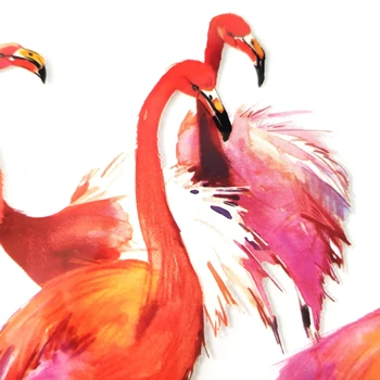 Patch Pleistrai Geležies Priedus Rožinis Flamingas 22CM Lipdukai Drabužius Šilumos Perdavimas Drabužiai, Aksesuarai, Mados Modelis Nemokamas Pristatymas