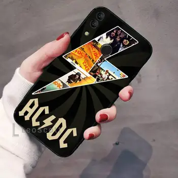 Plakatas muzikos AC DC Telefoną Atveju Huawei Honor peržiūrėti 7a5.45inch 7c5.7inch 8x 8a 8c 9 9x 10 20 10i 20i pro lite