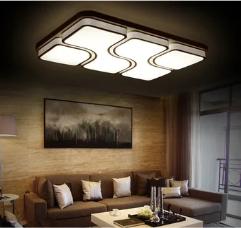 Prabangus naujas Juodas / baltas LED Lubų lempos stačiakampio formos Teigiamai Namų Apstatymo ir komercinės Lubų šviesos apšvietimas