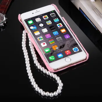Prabangus Šiltas Fuzzy Puikus Vilnos Deimantų Inkrustuota Pliušinis Audinys Sunku, PC Case for iPhone 6 6s Telefono Korpuso Mados