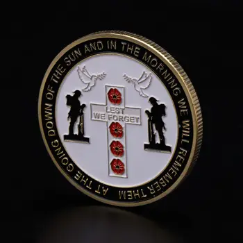 Progines monetas, antrojo Pasaulinio Karo 100-osioms Centennial Jubiliejų Suvenyrų Kolekcija Balandžiai Taikos Monetų Menų Dovanos Naujos Kokybės