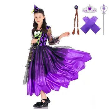 Rella Suknelė Mergaitėms Halloween Party Vaikai Klasikinis Princesė Cosplay Kostiumai Vaikams Carvial Išgalvotas Kamuolys Suknelė 2-10T
