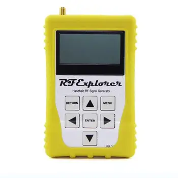 RF Explorer 6G Combo Kišeninis Skaitmeninis radijo Spektro Analizatorius, Plius RFEMWSUB3G Plėtra Module109990063 su Geltonos Gumos Atveju