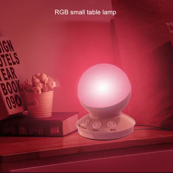 RGB Spalvingos Spalvos Besikeičiančios USB Įkrovimo Žvaigždėto Dangaus Projekcija Lempos Balso Vontrol Atmosferą Naktį Šviesos Keista, Stalo Lempa