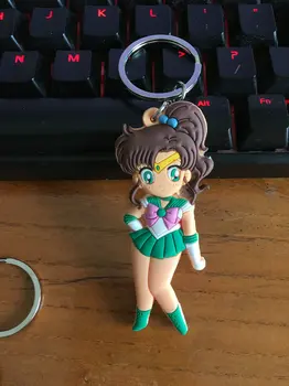 Sailor moon Mados Anime Key Chain PVC Pav paketų prižiūrėtojų raktinę Animacinių filmų Keychain Keyholder Gimtadienio Dovanos Unisex NAUJAS