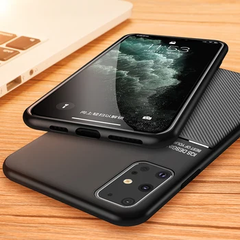 Samsung Galaxy S20 FE Atveju Minkšto Silikono Built-in magnetine geležies lapas Telefono Dangtelį Samsung S20 FE 4G 5G Fundas