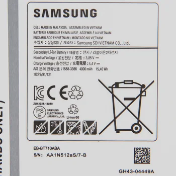 Samsung Originalus Bateriją EB-BT710ABE Galaxy Tab S2 8.0 T710 T715 T715C SM T713N T719C EB-4000mAh BT710ABA